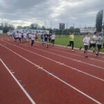 Uczniowie podczas zawodów.