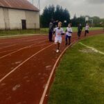 Uczniowie podczas zawodów.