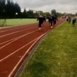 Uczniowie podczas zawodów.