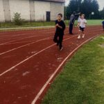 Uczniowie podczas zawodów.